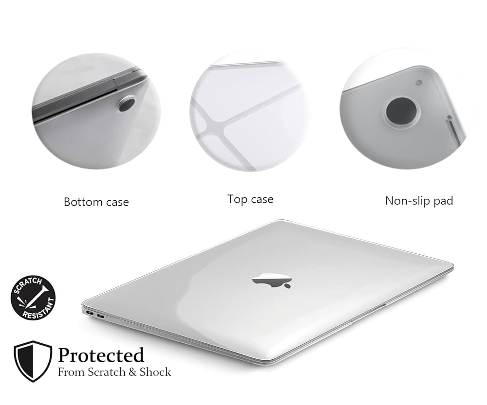 Macbook Pro 13インチ M1 スペースグレー　クリアケース付き MacBook Air 13インチ スキンシール ケース 新型 M4 M3 M2 M1